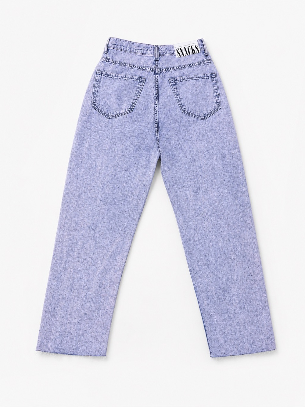 MOTHER SNACK TWIZZY SKIMP Silver-Pink Wash Denim Jeans - Picture 2 of 8